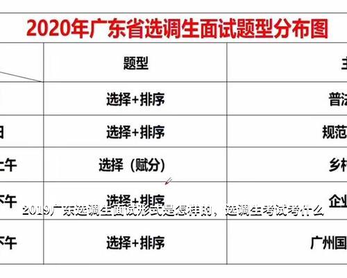 广东省公务员遴选面试，探索选拔精英的关键环节